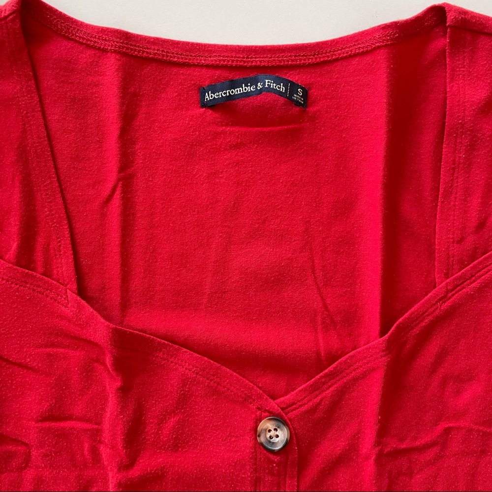red sweetheart top - Picture 3 of 4